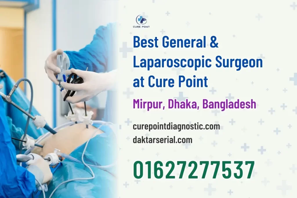 Best General & Laparoscopic Surgeon at Cure Point, Mirpur - Assistant Prof. Dr. Md Abdullah Al Mamun